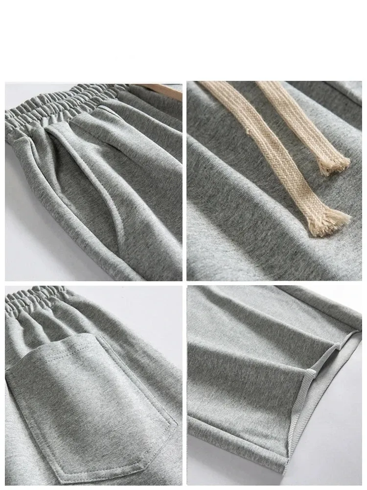 WIDE-LEG COTTON SHORTS