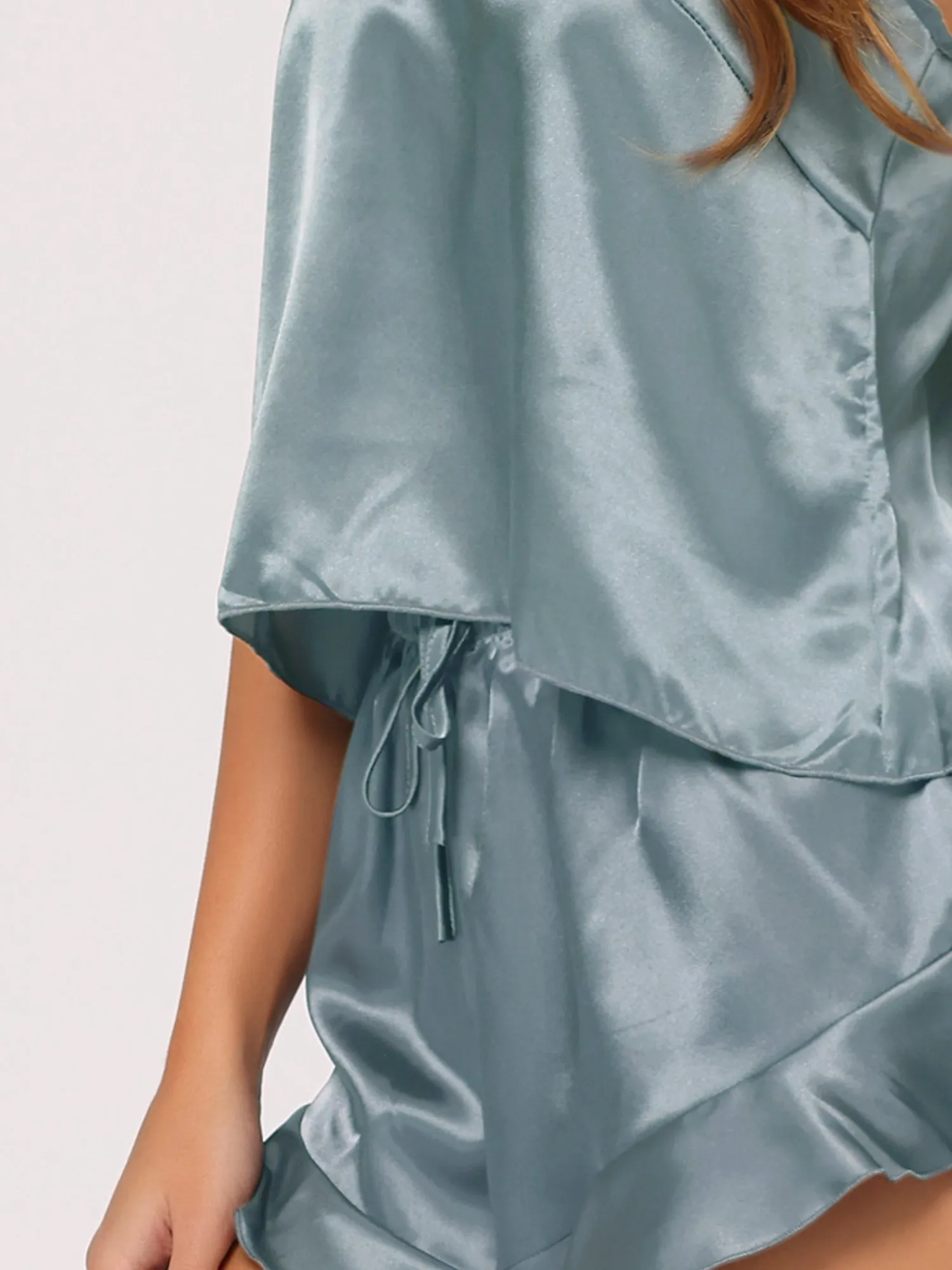 Women's Satin Lingerie Cami Tops Shorts Sleepwear Pajamas Sets