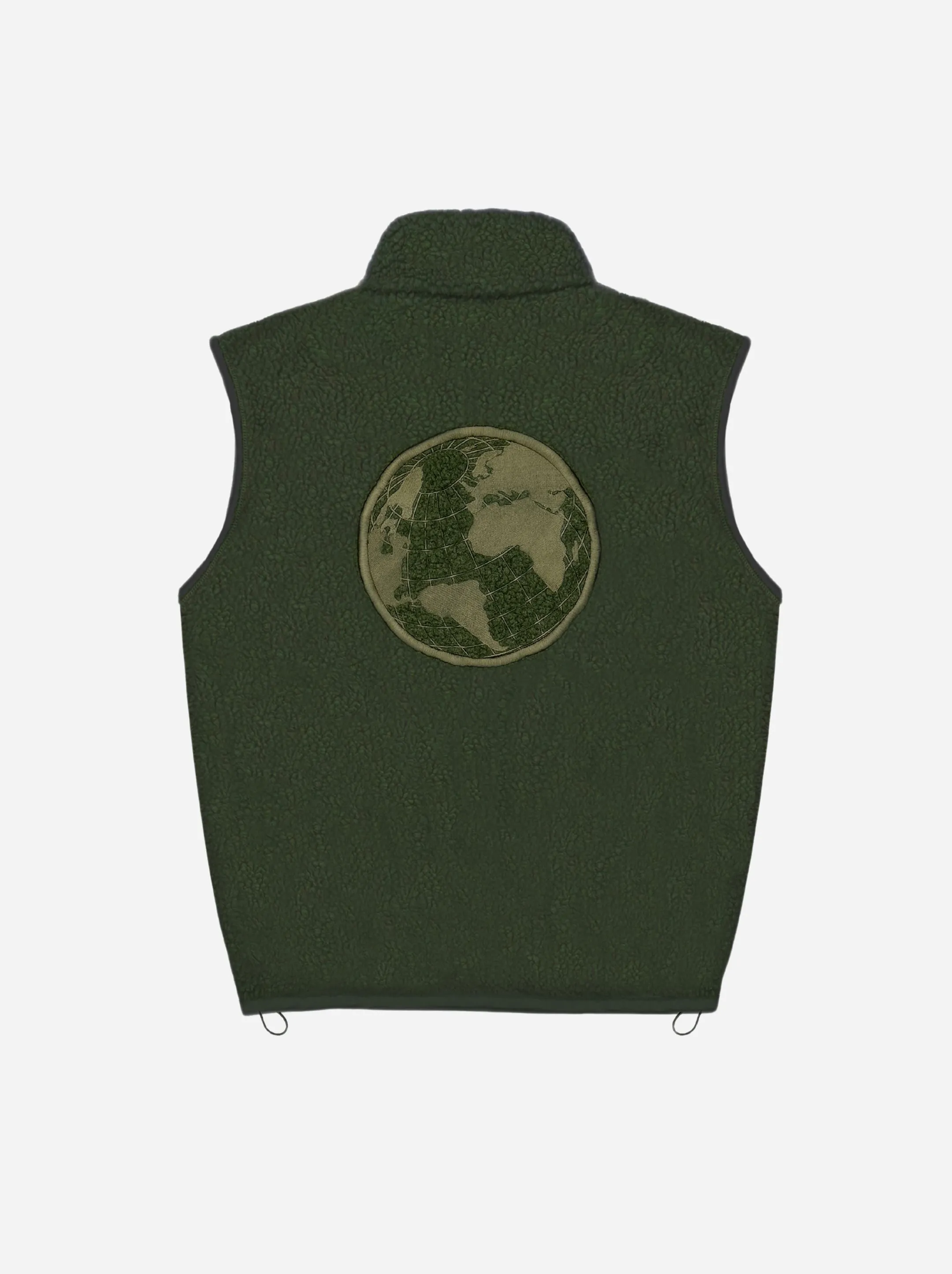 WORLD FLEECE VEST - KHAKI