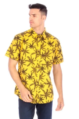Yellow2 Men'S Printed Woven Shirt